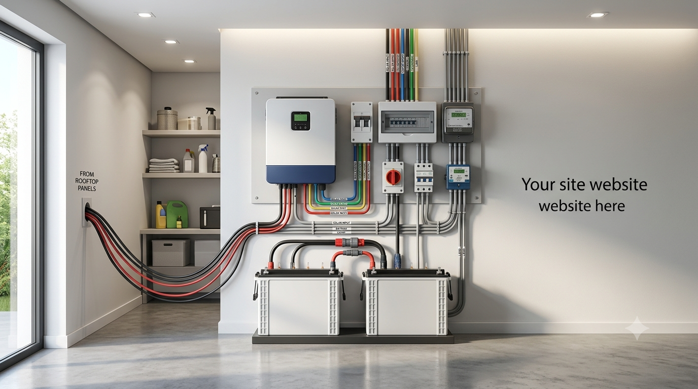 Home solar inverter system