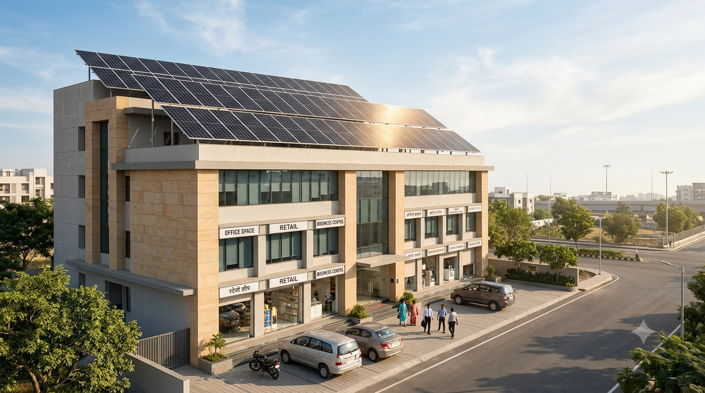 Commercial building solar solution