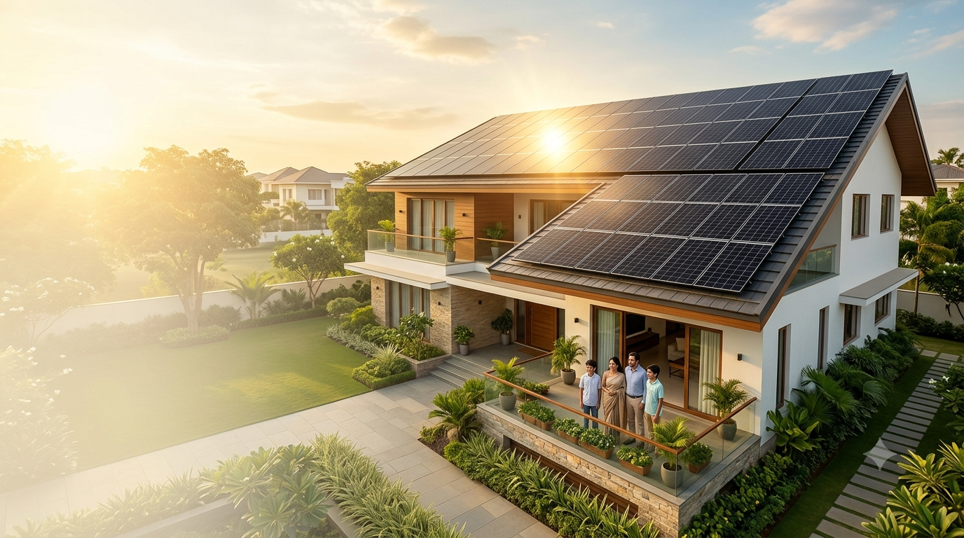 Solar-powered home project